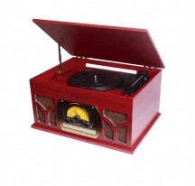 Giradiscos NEVIR NVR-806VRBUC CD Madera Conversor