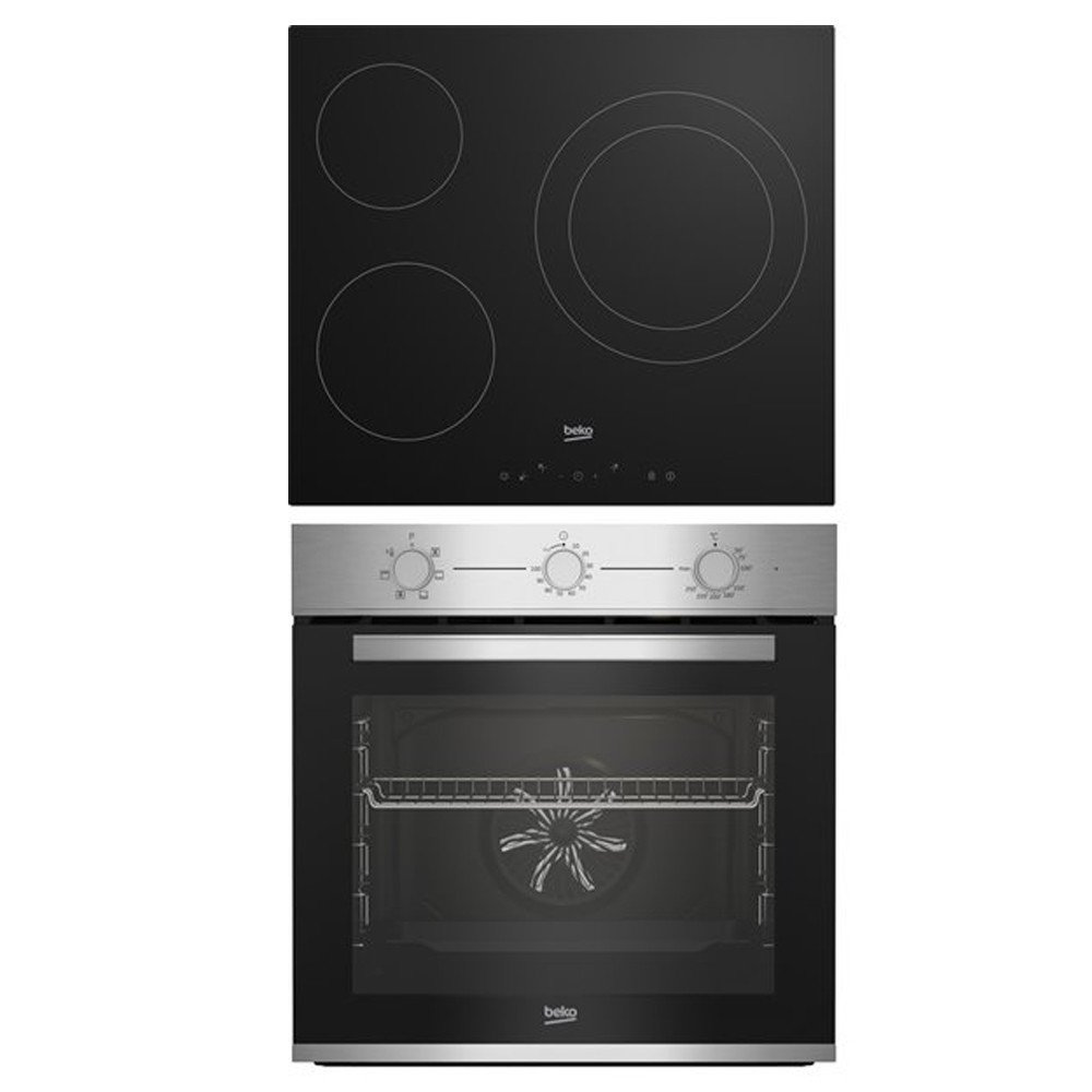 Conjunto Horno y Placa BEKO BBSE12120XD Inox Vitro - Devoraprecios