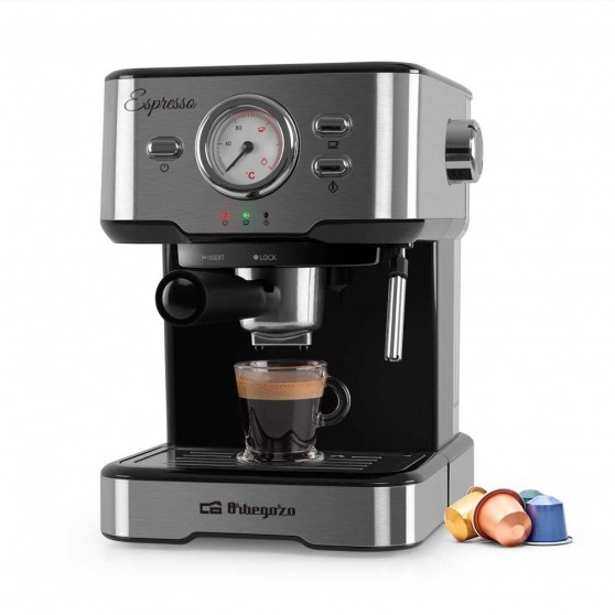 Cafetera Express ORBEGOZO EX5500 y Nespesso