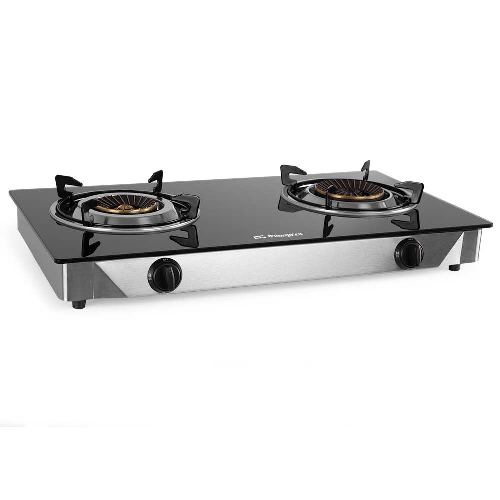 Hornillo de Gas ORBEGOZO FO2720 2 Fuegos Cristal - Devoraprecios
