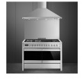 Cocina Gas y Elctrica SMEG A4-81 120cm Inox 6f