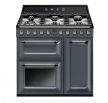 Cocina Gas SMEG TR93GR 90cm Gris 6f