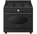 Cocina y Elctrica SMEG CO96GMA9 Antracita 90cm 6f