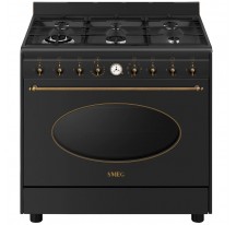 Cocina y Elctrica SMEG CO96GMA9 Antracita 90cm 6f