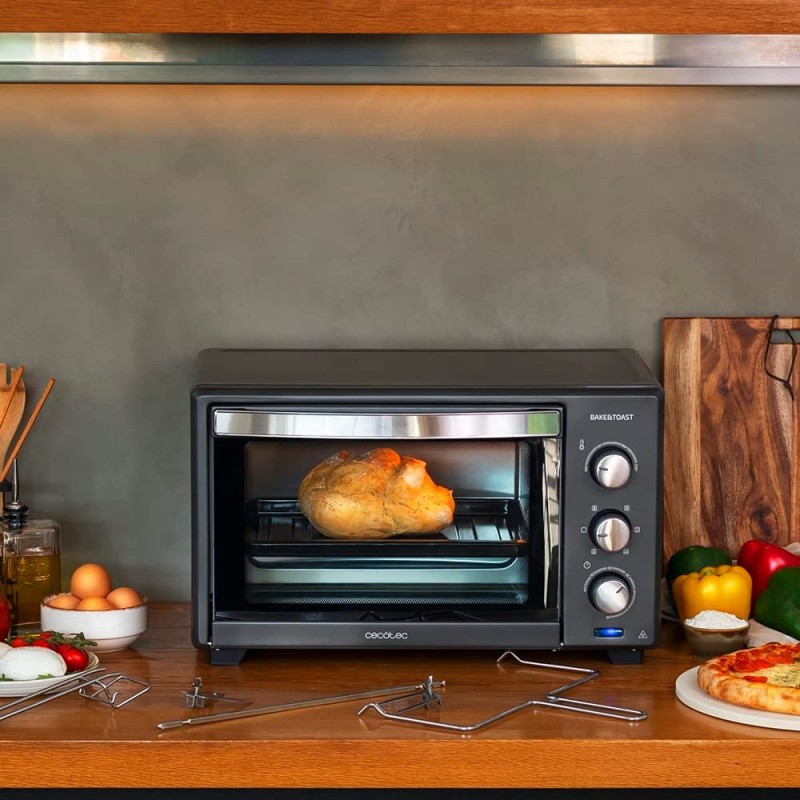 Horno Sobremesa CECOTEC Bake\u0026Toast 3000 4Pizza Bla - Devoraprecios