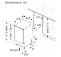 Lavavajillas Integrable BALAY 3VT5330DA 45cm