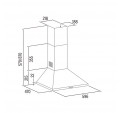 Campana CATA V-6000 X A Inox 60cm
