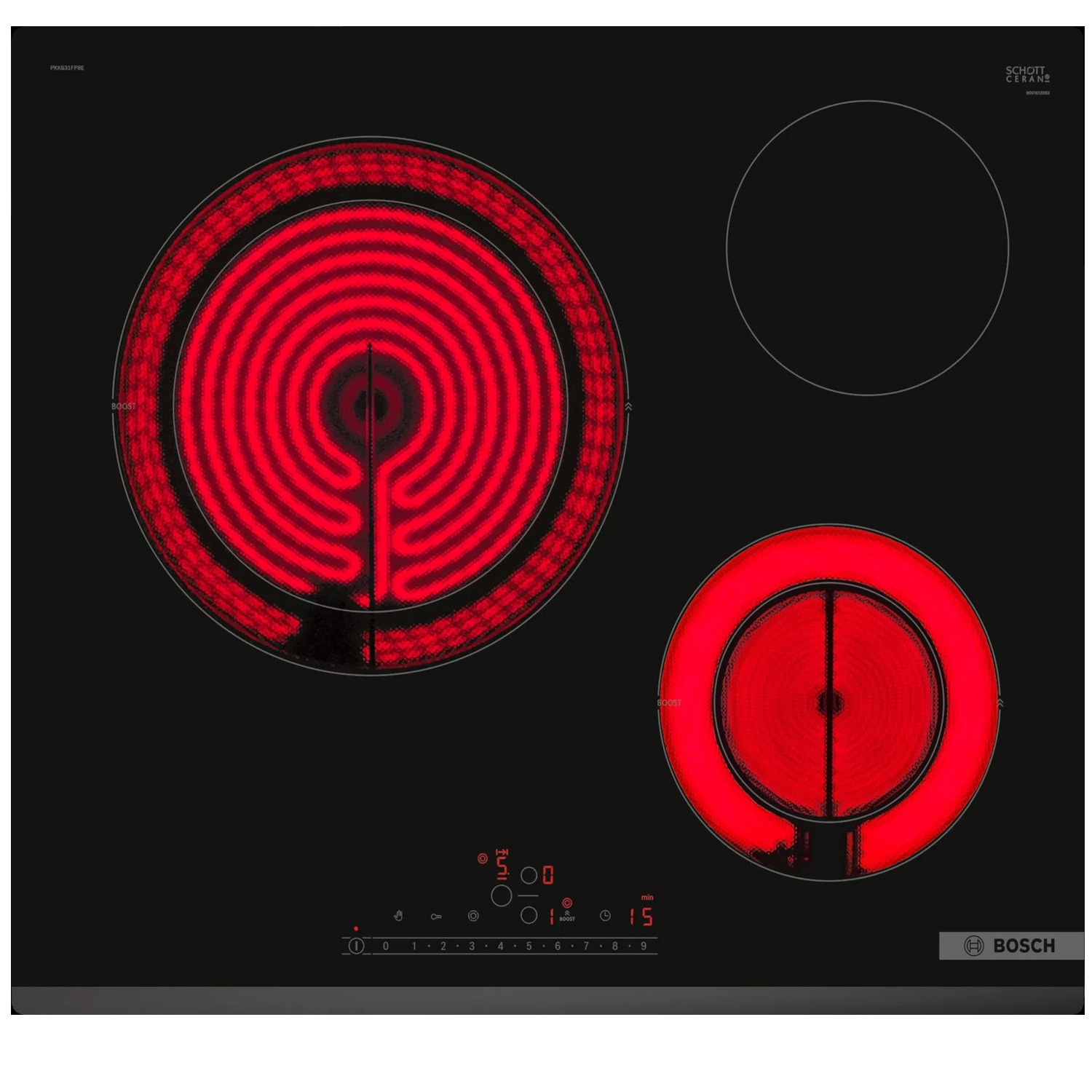 Vitrocerámica BOSCH PKK631FP8E Bisel 3f - Devoraprecios