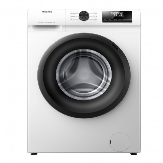Lavadora HISENSE WFQP9014EVM Blanco 9Kg Vapor