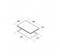 Placa Modular CATA GI 3002 X Gas 2f