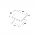 Placa Induccin CATA INSB 6032 BK 3z