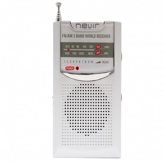 Radio Bolsillo NEVIR NVR-136 Plata