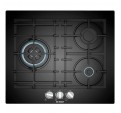Placa Gas BOSCH PNC6B6B90 3f Cristal Negro Wok