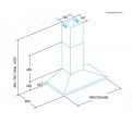 Campana EDESA ECP-6611 X 60cm Inox
