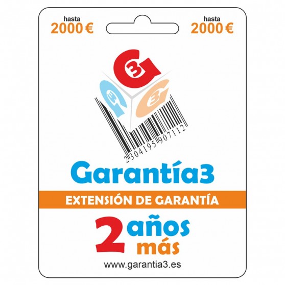 Ampliacin Garanta3 Mximo 2000 2 aos ms WS