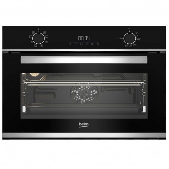 Horno BEKO BBCM13300XC Cristal Negro 45cm