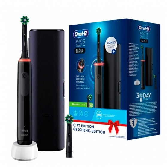 Cepillo Dental ORAL-B Pro 3 3500 Negro + Estuche