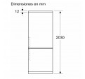 Combi BOSCH KGN39AIAT Inox 2.03m A