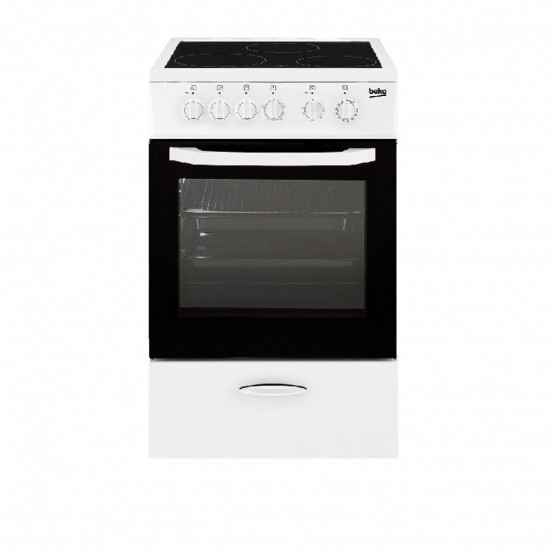 Cocina Vitrocermica BEKO CSS 48100 GW Blanco 3f