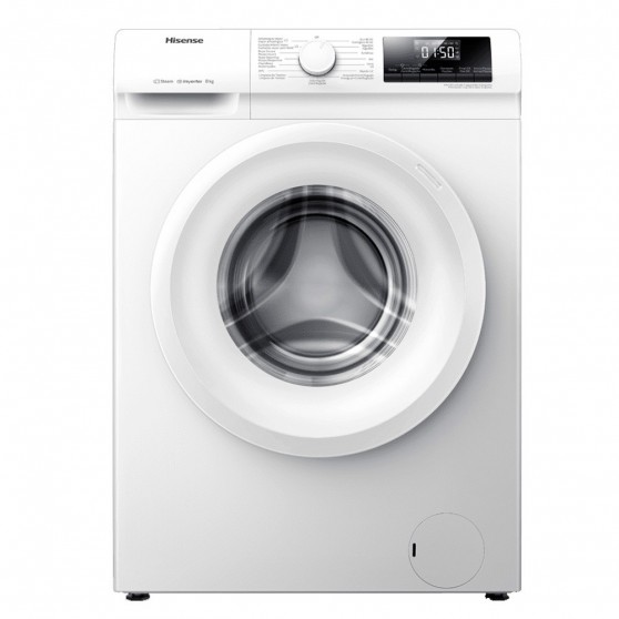 Lavadora HISENSE WFQP801419VM Blanco 8Kg 1400