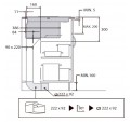 Placa Induccin Extractora CATA AS750 B Flex 77cm