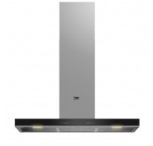 Campana BEKO BHCB96641BBHS 90cm Inox Negro
