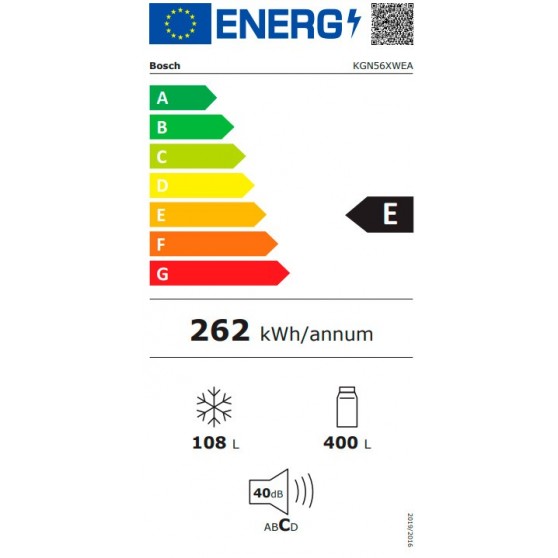 Combi BOSCH KGN56XWEA Blanco 193x70cm E - Devoraprecios