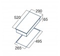 Placa Modular CATA ISB 3102 BK A 2f Induccin