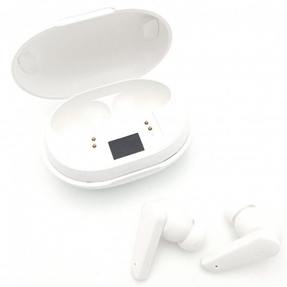 Auriculares ELBE ABTWS-005-B Bluetooth TWS Blanco