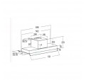 Campana G.Filt CATA ARMONIA 60 X B Inox