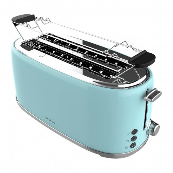 Tostador CECOTEC Toast&Taste 1600 Retro Double Blu