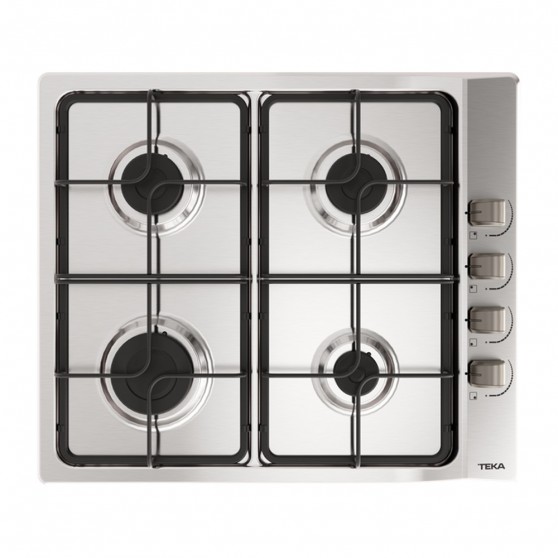 Placa Gas TEKA E 60 3 40 Inox Butano
