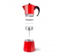 Cafetera Italiana ORBEGOZO KFR1240 12 Tazas Rojo