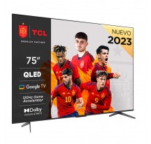TV QLED TCL 75C649 4K HDR10+ Google TV
