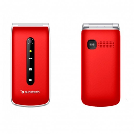 Telefono Mvil SUNSTECH CELT18 Rojo