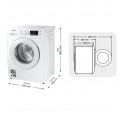 Lavadora SAMSUNG WW90TA046TE EC Blanco 9Kg A