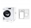 Lavadora SAMSUNG WW90T684DLE S3 Blanco 9kg Add Aut