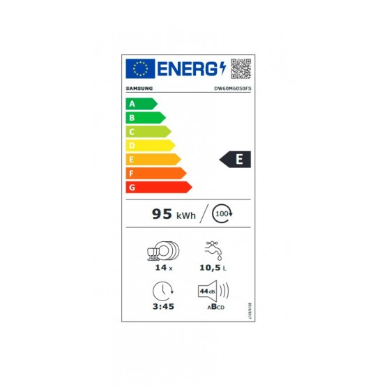 Lavavajillas Samsung DW60M6050FS/EC