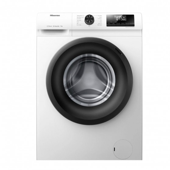 Lavadora HISENSE WFQP901418VM Blanco 9Kg Vapor B