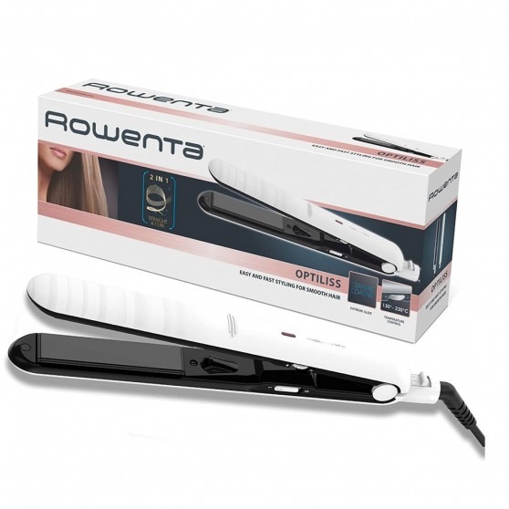 Plancha de Pelo ROWENTA SF3210 Optiliss Blanca