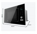 Microondas Integrable CECOTEC GrandHeat 2090 Negro
