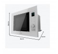 Microondas Integrable CECOTEC GrandHeat 2090 Blanc