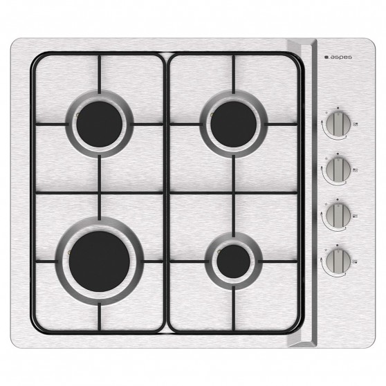 Placa Gas ASPES AG4600X 4f Inox