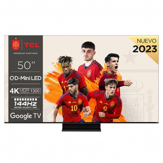 TV MiniLed TCL 50C805 4K QLED + Google TV