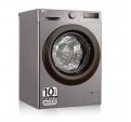 Lavadora LG F4WR5009A6M Inox 9Kg Vapor AI 1400 A