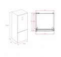 Combi TEKA RBF 78725 Cristal Blanco 192x70cm D