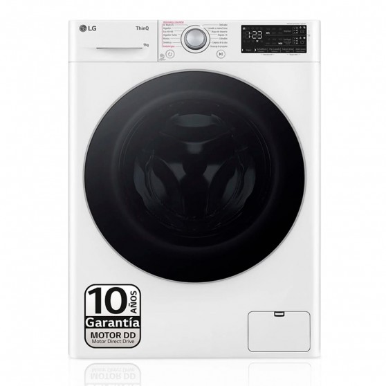Lavadora LG F4WR5509A1W Blanco 9Kg Vapor Autodos
