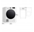 Lavadora LG F4WR7010AGW Blanco 10Kg 1400 Wifi