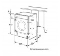 Lavasecadora Integrable BALAY 3TW777B 7 4Kg