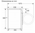 Lavadora BOSCH WGG244F0ES Blanco 9kg 1400 iDOS A